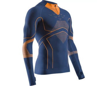 X-BIONIC M ENERGY ACCUMULATOR LIGHT 1/2 ZIP EA-WTA8W24M-A096 BLUE