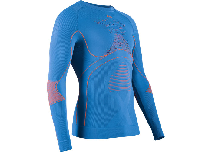 X-Bionic M Energy Accumulator 4.0 SHIRT LS GALACTIC BLUE / VIBRANT ORANGE