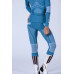X-BIONIC W ENERGY ACCUMULATOR 4.0 PANTS 3/4 MINERAL BLUE/ARCTIC WHITE