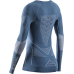 X-Bionic W Energy Accumulator 4.0 SHIRT LS MINERAL BLUE / ARCTIC WHITE