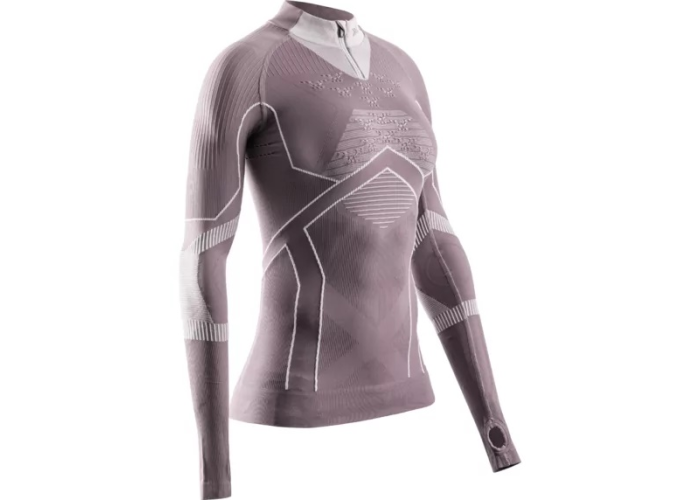 X-BIONIC W ENERGY ACCUMULATOR LIGHT 1/2 ZIP EA-WTA8W24W-P093 GREY
