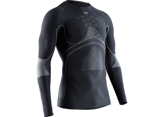 X-BIONIC® ENERGY ACCUMULATOR 4.0 Shirt Round Neck LG SL Men Charcoal / Pearl Grey