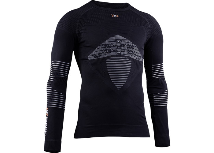 X-Bionic M ENERGIZER 4.0 SHIRT LS Opal Black / Arctic White