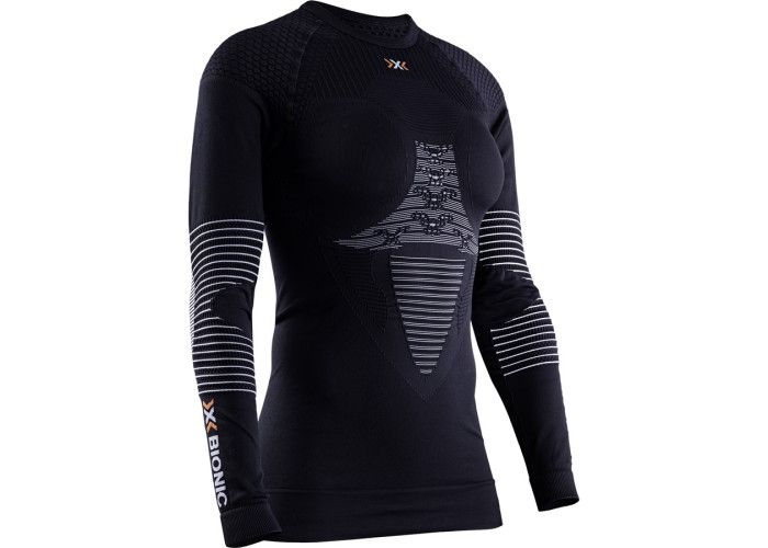 X-Bionic W ENERGIZER 4.0 SHIRT LS Opal Black / Arctic White